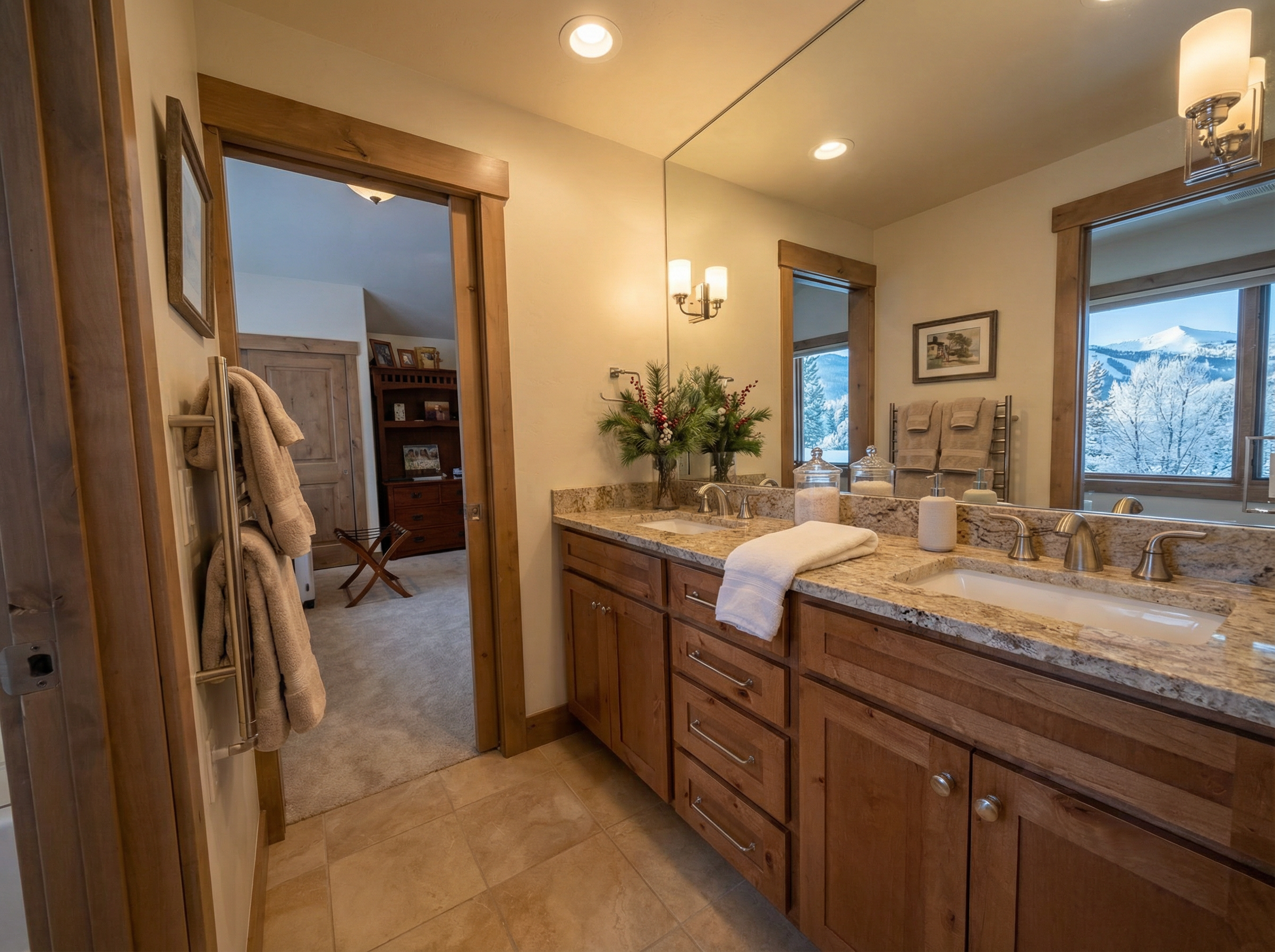 Guest bathroom with contemporary finishes